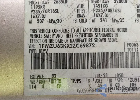 2002 Ford Explorer Xlt from USA, damaged, VIN 1FMZU63KX2ZC69872